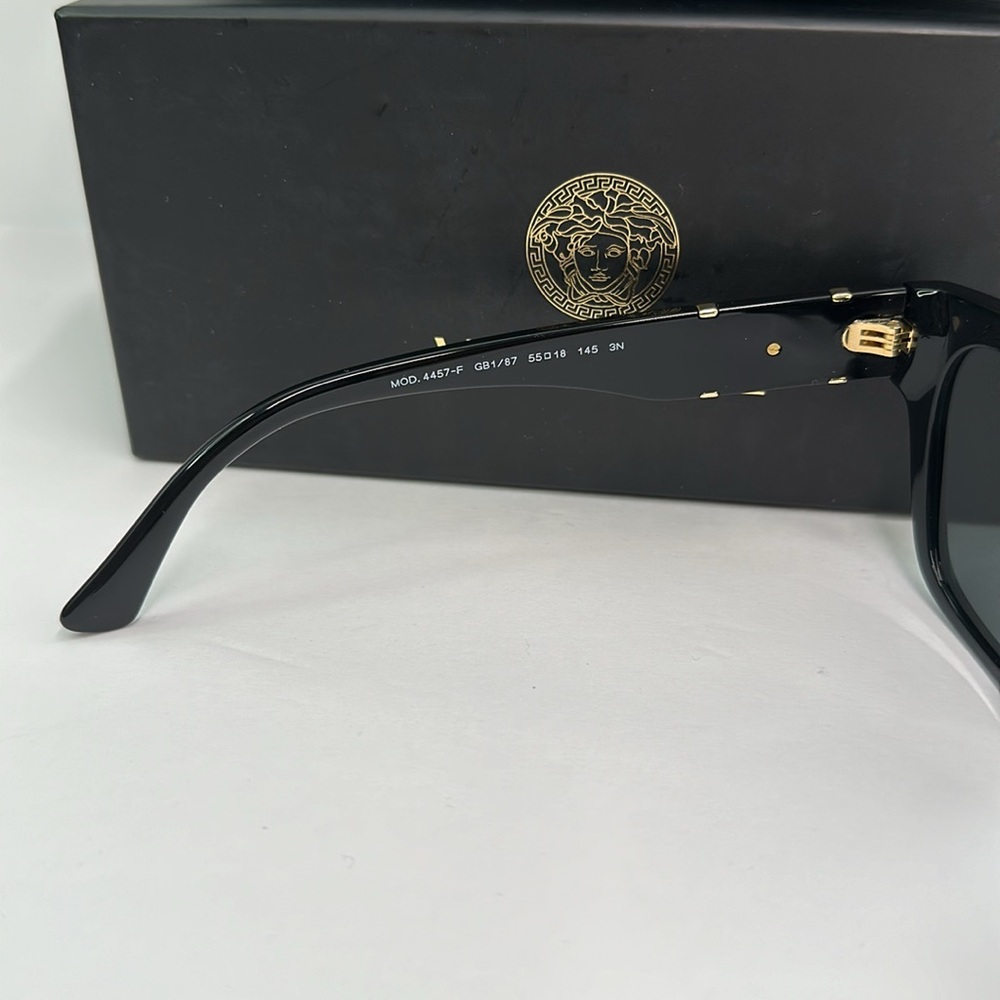 💯- New Authentic VERSACE Men's Low Bridge Fit Sunglasses VE4457F - Picture 8 of 11
